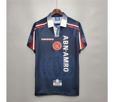 Ajax 97/98 Away Dark Blue Soccer Jersey